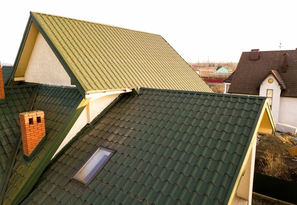 Green Tile Effect Roof Sheets